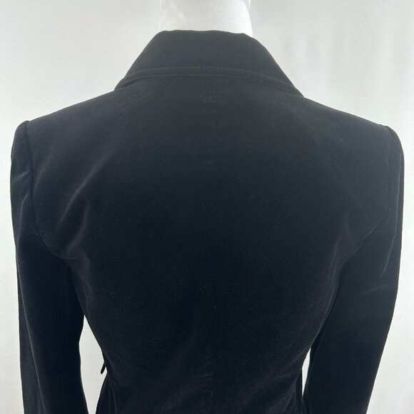 Velvet Black Tailored Blazer – Small - Picture 6 of 12